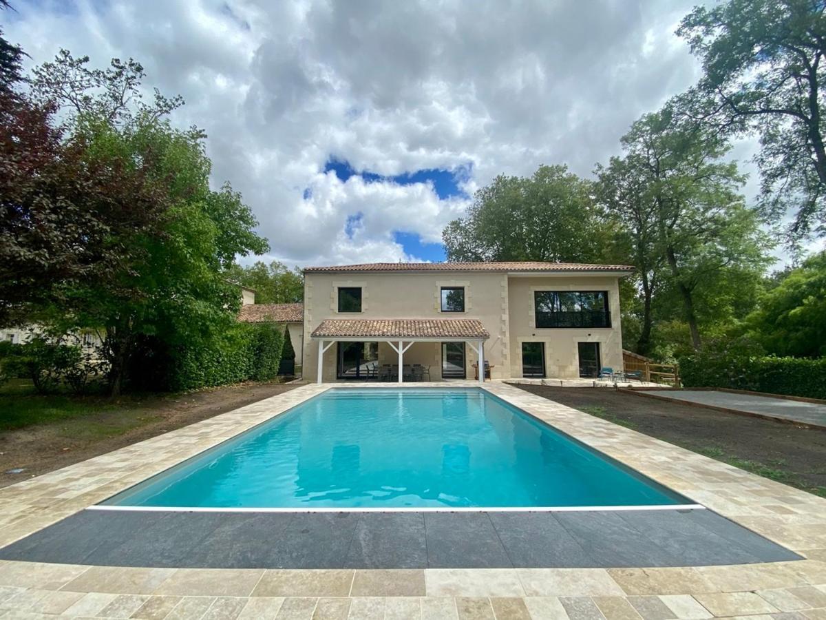 La Maison L'Eperon, Stylish 5 Star Villa Surrounded By Vineyard Near Saint Emilion Vérac Exteriér fotografie