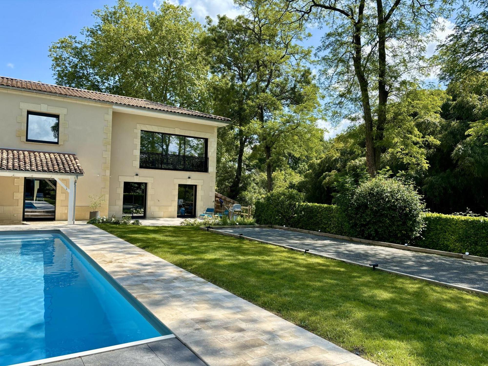 La Maison L'Eperon, Stylish 5 Star Villa Surrounded By Vineyard Near Saint Emilion Vérac Exteriér fotografie